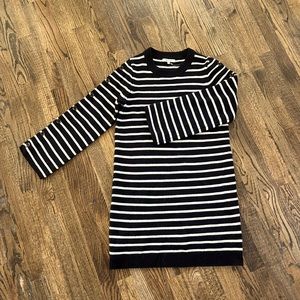 Madewell striped sweater dress, size Small